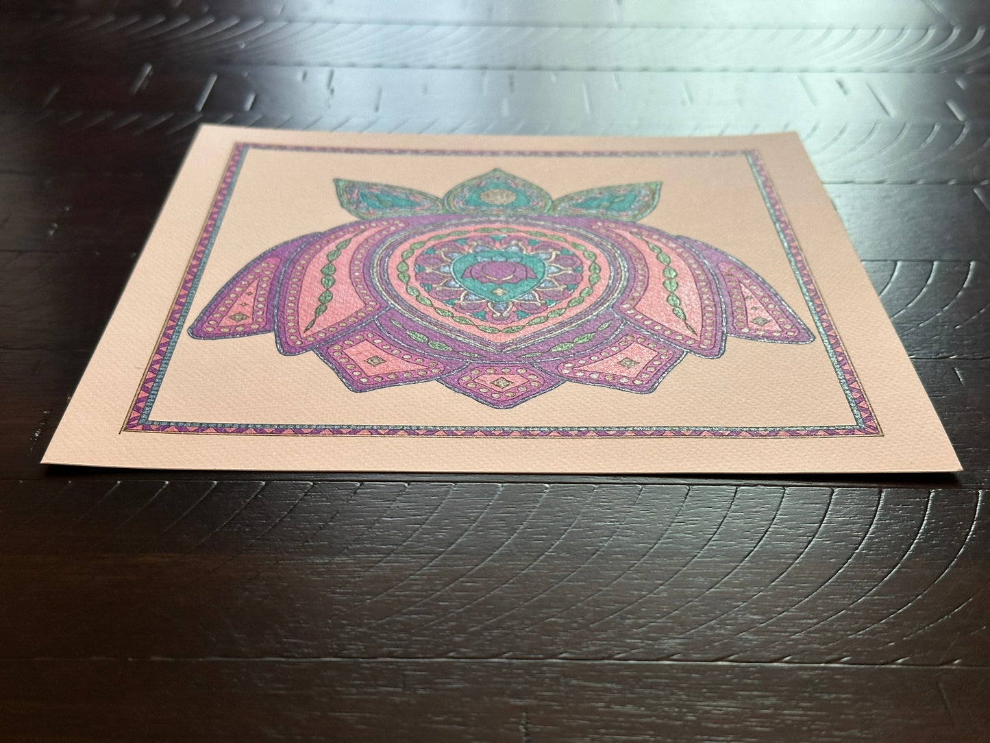 Lotus Mandala Print