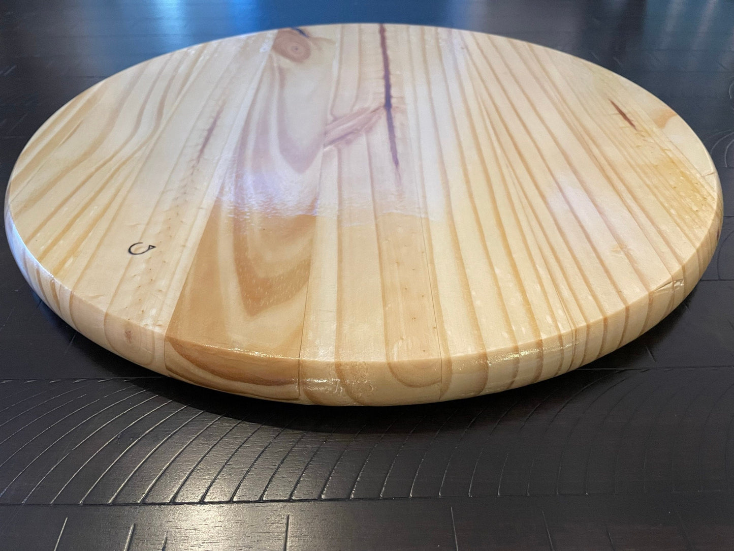 18 inch Round Pine Mandala - Perfect for Center Pieces or Wall Decor - features a lotus as well as floral and intricate foliage patterns