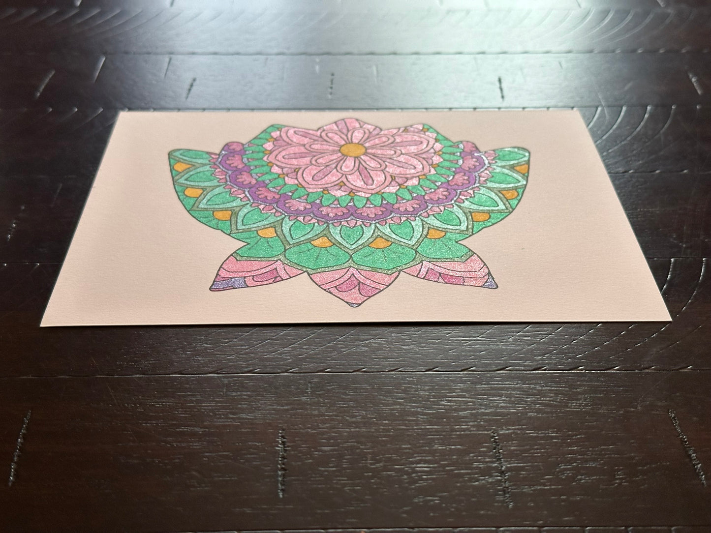 Lotus Plant Mandala Print