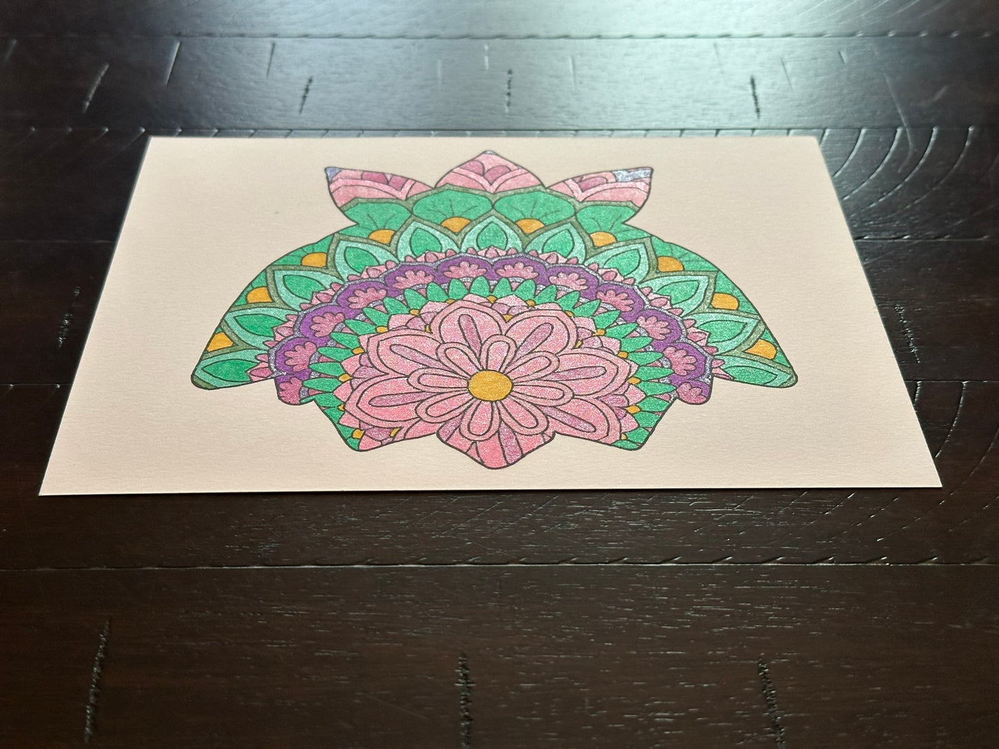 Lotus Plant Mandala Print