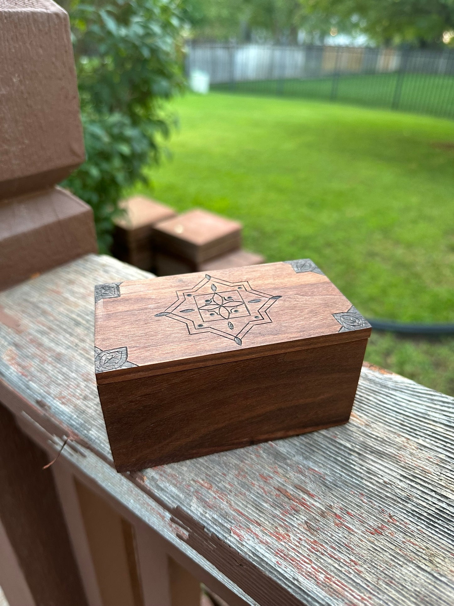 Walnut Domino Box
