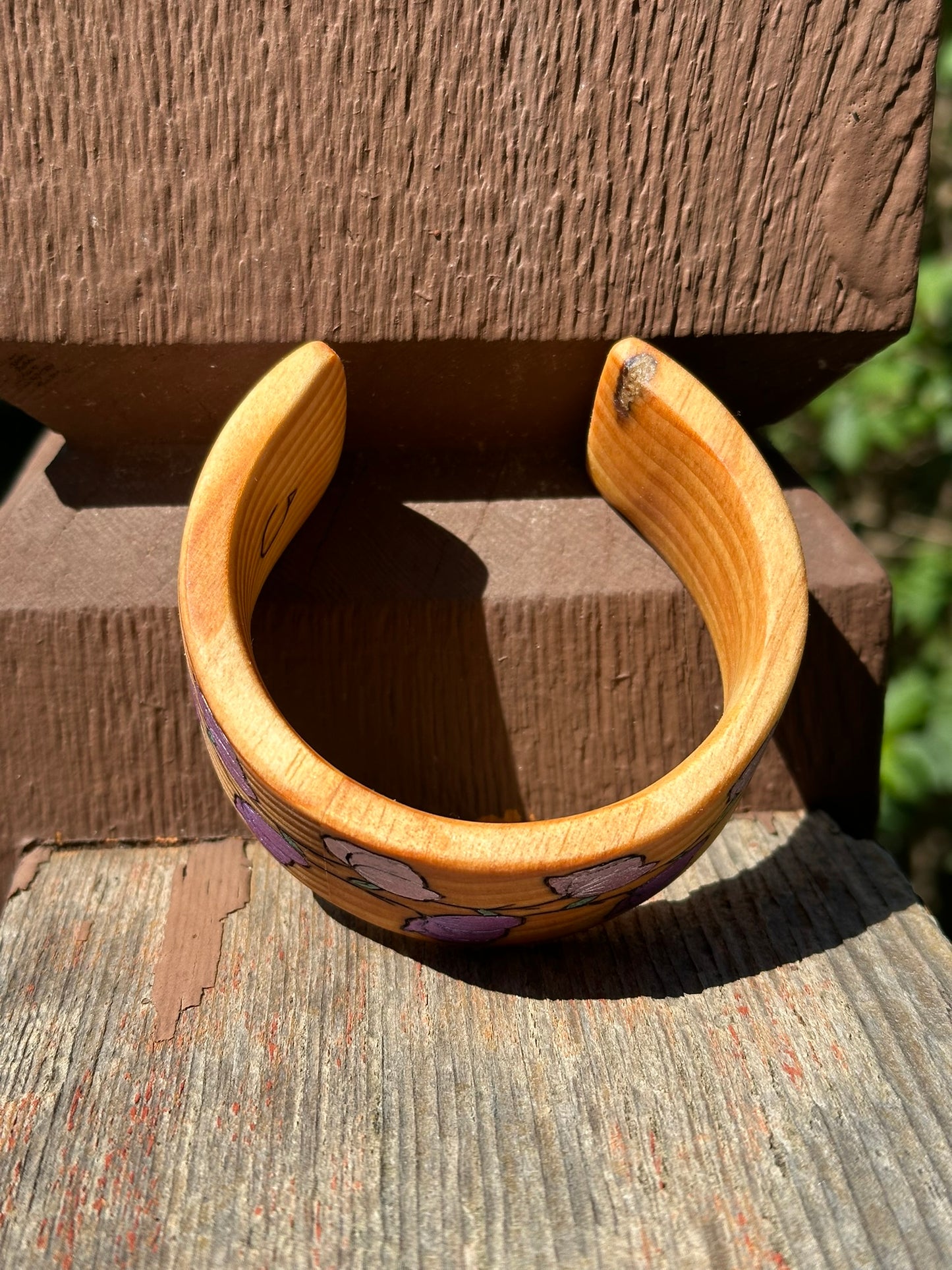 Wooden Rose Bracelet