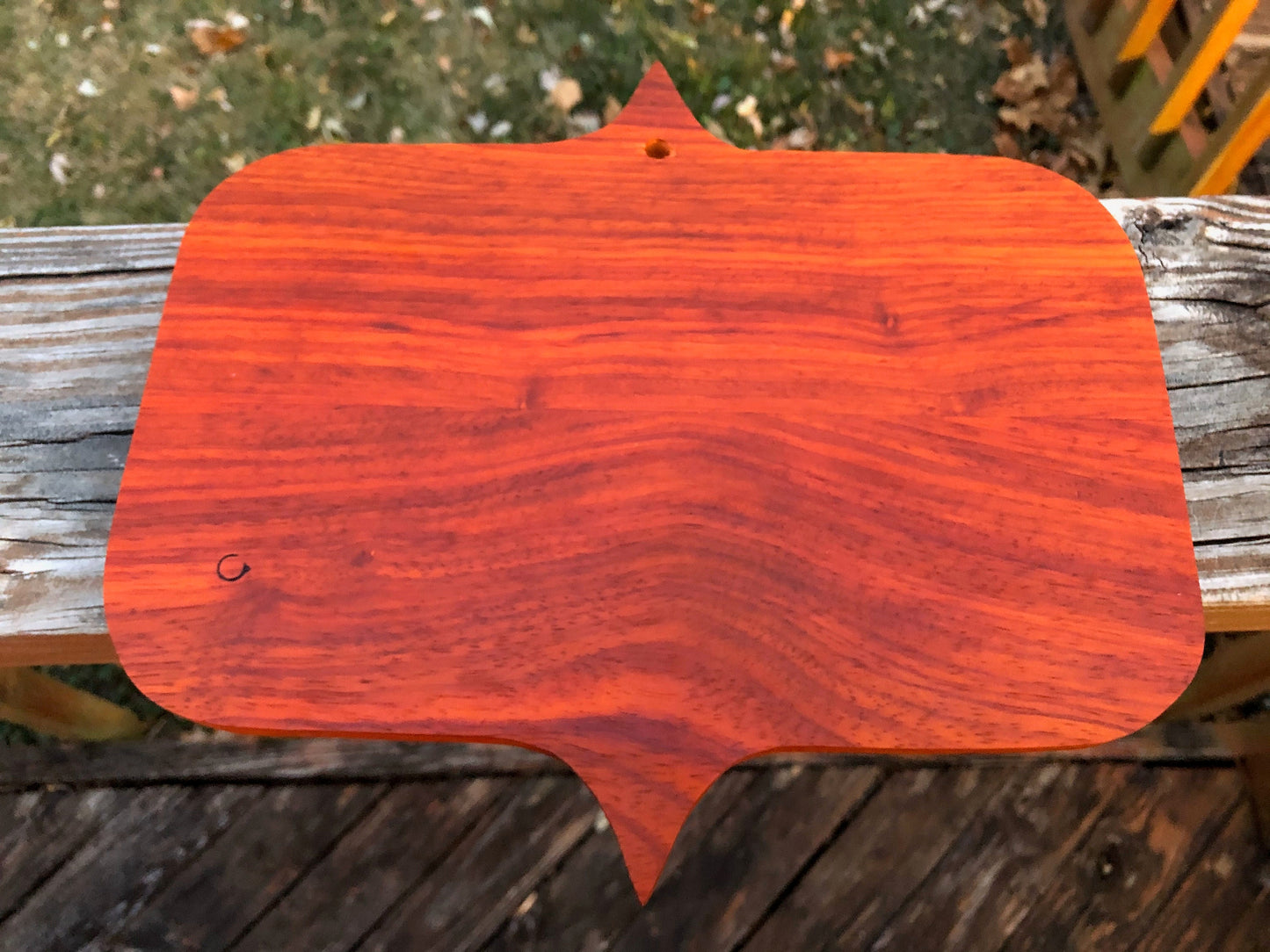 Christmas Wood Burned Sign that can be used as a cutting board - Can be used as a decoration or a charcuterie board - A very hard wood